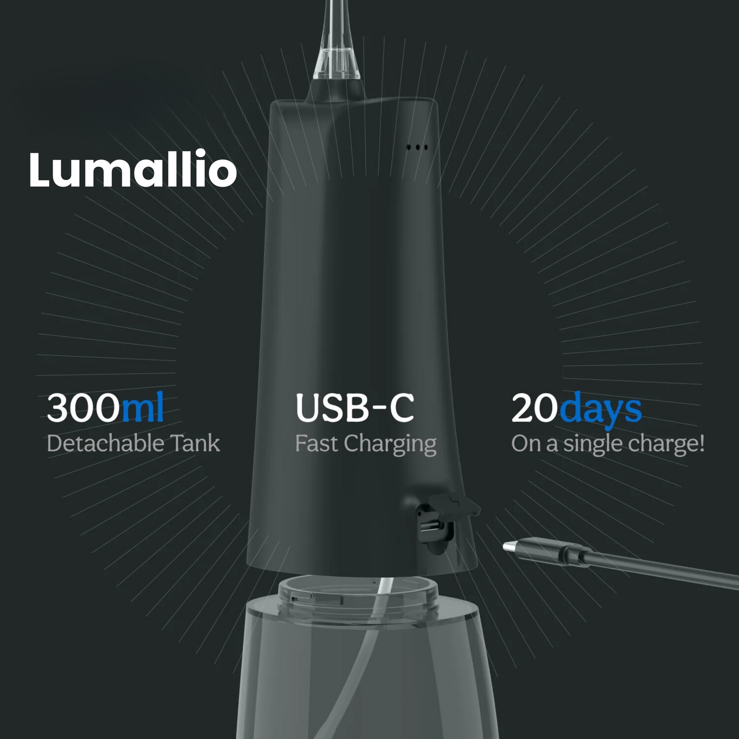 Oral Portable Water Flosser | Lumallio